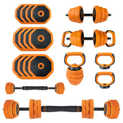 Adjustable 4-in-1 Dumbbells Set